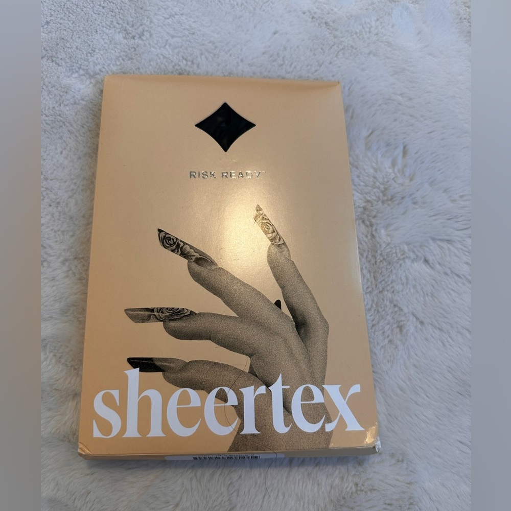 Sheertex Polka Dot Sheer Rip Resist Tights Size XL